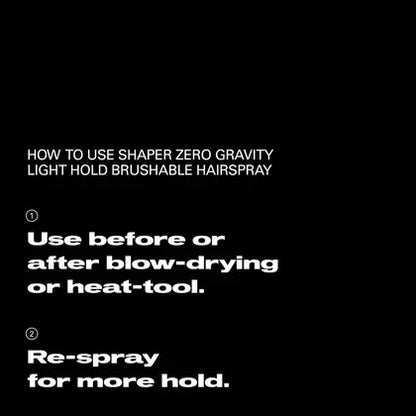 Sebastian Shaper Zero Gravity Light Hold Hairspray